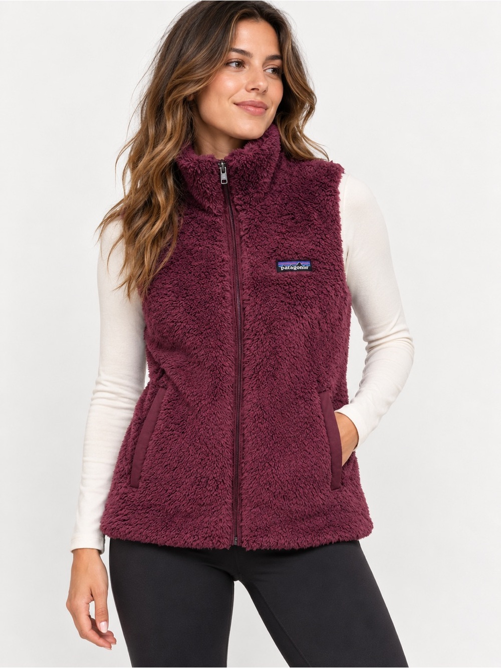 Patagonia Los Gatos Fleece Vest Light Balsamic Women’s M